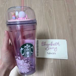 South Korea Starbucks Romantic Cherry Blossom Dome Cup